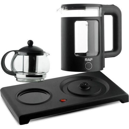 RAF 2 Liters Electric Kettle with Turkish Glass Teapot Brewing Kit