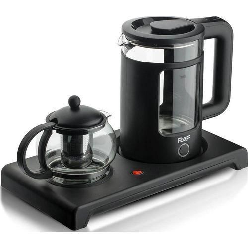 RAF 2 Liters Electric Kettle with Turkish Glass Teapot Brewing Kit