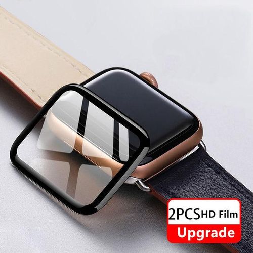 Soft Glass For Apple Watch  44mm 45mm 41mm 38mm 42 40mm 9D HD Full Film iWatch series 6 5 3 8 7 9 se Accessories