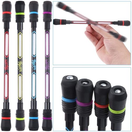 12PCS Spinner Toy Kids Antistress Spinning Pen Plastic Spiner Pen Stress Reliever Anti-slip Hand Spinner Stress Toy