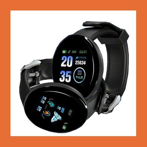 Bluetooth Round Smart Watch Ip67 Waterproof Fitness Tracker Band Smart Display Supports Android And Ios For Both Men And Women