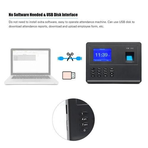 Biometric Fingerprint PasswordTimeAttendaceMachine