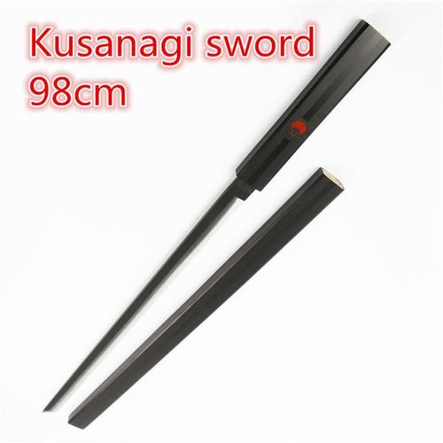 98cm Katana Snake Ninja Kusanagi plover Prop Role Play PU Model Toy Prop Cosplay Black White
