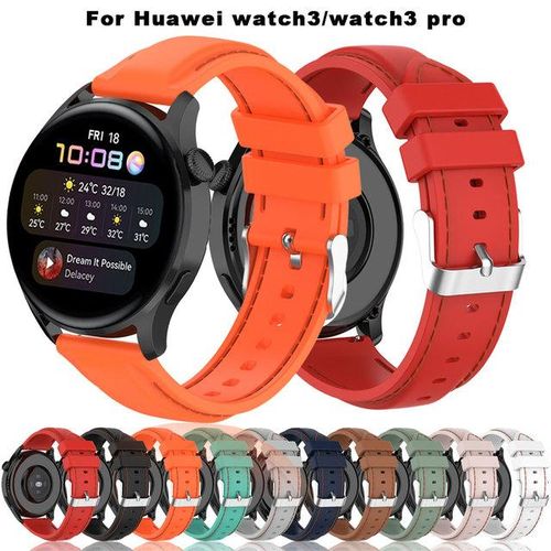 Silicone Strap For Huawei Watch 3 Pro Replacement Belt Strap Sportwatch Bracelet Correa For Huawei Watch 3/3pro Silicone Band