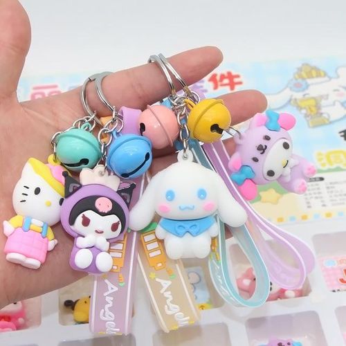Sanrio Mystery Box Blind Box Kuromi Hello Kitty Cartoon Mymelody Pikachu Keychain Primary School Peripheral Toy Pendant Toy