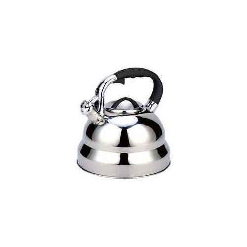 6 Litre Stove Top Whistling Kettle Stainless Steel Fast Boiling Pot Suitable for Stove Top Large Capacity Teapot for Camping Trips, Hiking, Cooking, Campsite Camping Kettle Induction Cooker Gas General - Silver