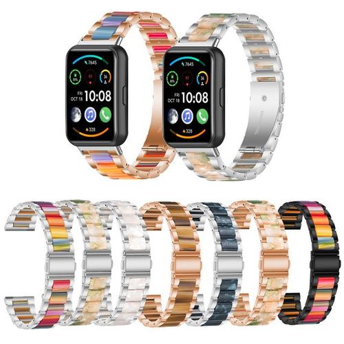 Steel Metal Zinc Alloy With Resin Strap For Watch Fit 2 Fit2 Bracelet Belt Band