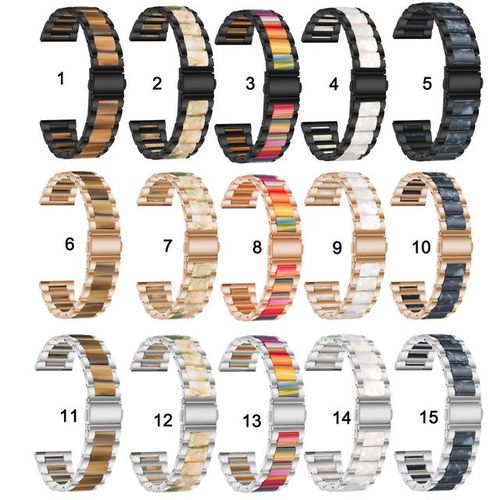 Steel Metal Zinc Alloy With Resin Strap For Watch Fit 2 Fit2 Bracelet Belt Band