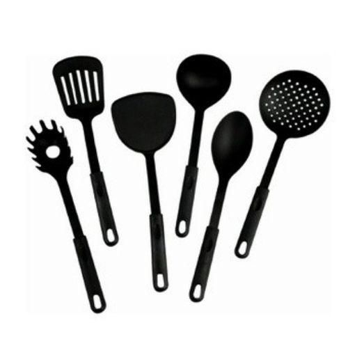 6-Piece Plastic Kitchen Cooking Utensils