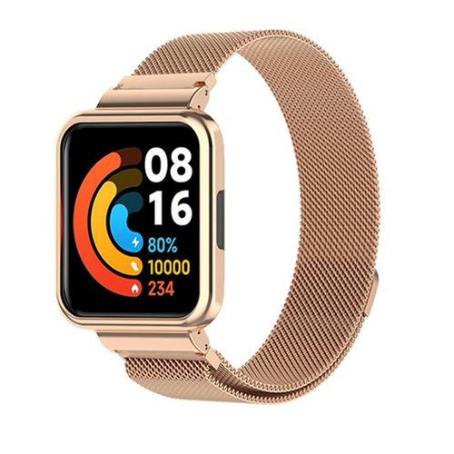 Magnetic Loopcase Protector For Redmi Watch 2 Lite Stainless Steel Bracelet For Redmi Watch 3 Active Metal Strap Cover Frames