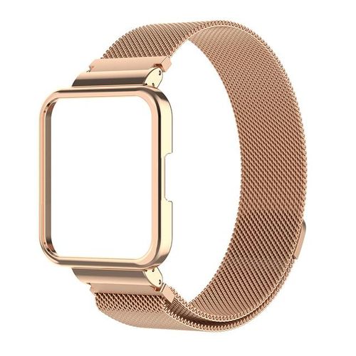 Magnetic Loopcase Protector For Redmi Watch 2 Lite Stainless Steel Bracelet For Redmi Watch 3 Active Metal Strap Cover Frames