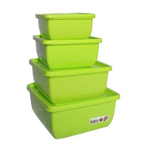 4 Pieces Of Sealed Lunch Boxes - Color May Vary