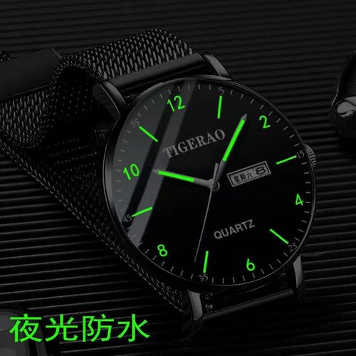 2022 new ultra-thin luminous fully automatic mechanical watch, calendar display, fashionable