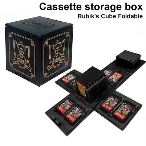 BANGSHE 16 in1 Cube Game Card Box Compatible with Nintendo Switch Large Capacity Card Storage Organizer Case For Switch OLED