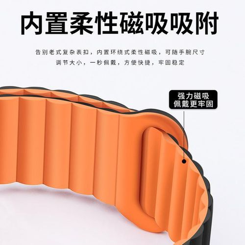 Magnetic Silicone Strap For Watch Ultimate Bracelet Replacement Wristband For Watch 4/4pro/gt2/gt 3 Pro 46mm/buds