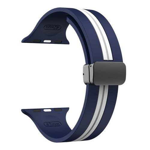Magnetic Strap For Watch Ultra 2 Band 44mm 45mm 49mm 40mm 41mm 42mm 38mm Silicone Bracelet Iwatch Series 7 8 Se 6 5 4 3 9