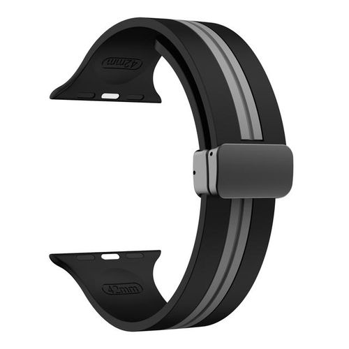 Magnetic Strap For Watch Ultra 2 Band 44mm 45mm 49mm 40mm 41mm 42mm 38mm Silicone Bracelet Iwatch Series 7 8 Se 6 5 4 3 9