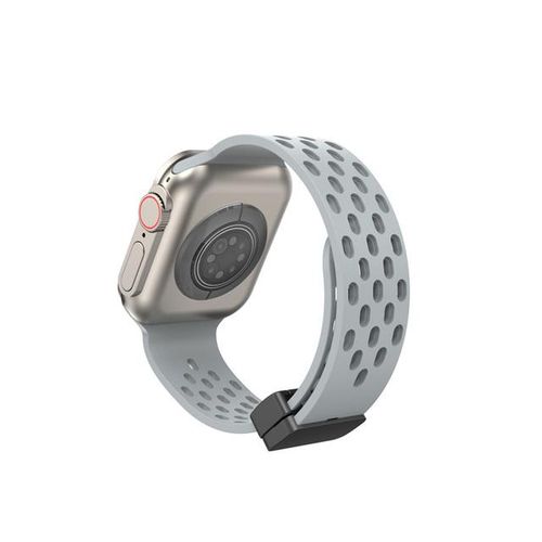 2023 Magnetic Buckle Strap Band For Watch Ultra 49 With Holes Liquid Silicone Loop Bracelet S3 4 5 6 7 8 Se 42 44 45 38