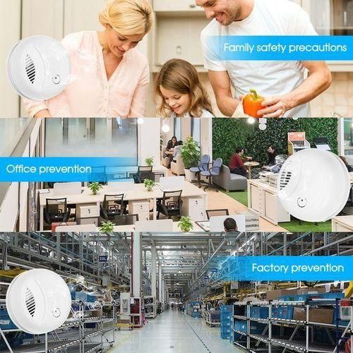 1Pcs Standalone Photoelectric Smoke Alarm High Sensitive