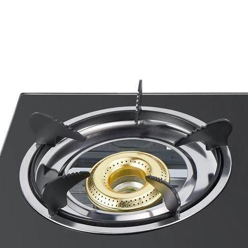 Digiwave 2 Burner Tempered Glass Work Desk Top Gas Stove Cooker Hot Plate-Black