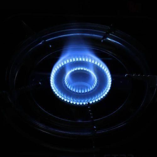 Digiwave 2 Burner Tempered Glass Work Desk Top Gas Stove Cooker Hot Plate-Black
