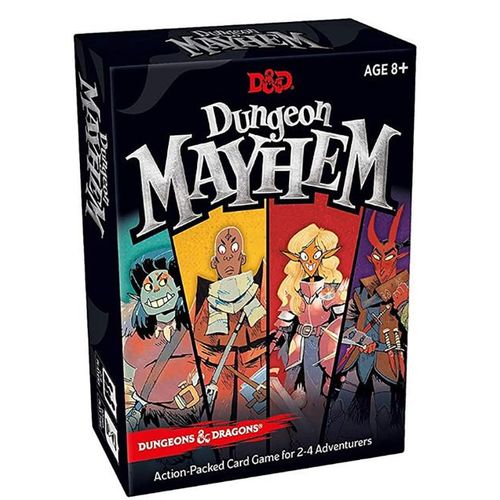 Dungeones Mayhem Dungeonsing Dragons Game120 Cards Toy Entertainment Party Family Friends Battle for Baldurs Gate Board