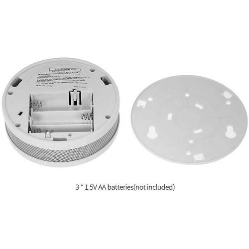 Carbon Monoxide and Smoke Combo Detector Battery Operated CO Alarm with LED Light Flashing Sound Warning NO5116