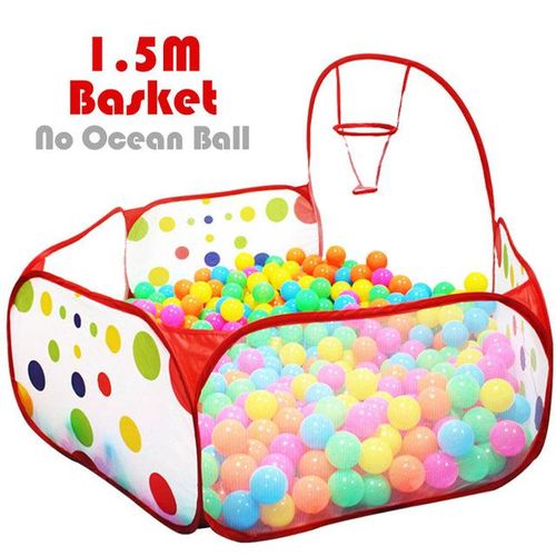 Pool With Basket Children Toy Ocean Pit Baby Playpen Tent Outdoor Indoor Kids Toys Ballenbak Bobo Pool Birthday Gifts