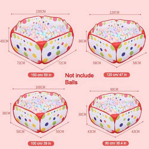 Pool With Basket Children Toy Ocean Pit Baby Playpen Tent Outdoor Indoor Kids Toys Ballenbak Bobo Pool Birthday Gifts