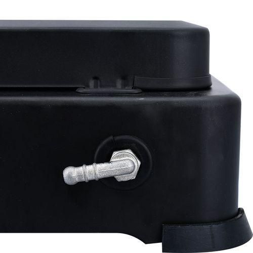 2 Burner Gas Cooker Stove With Lid -Black. .