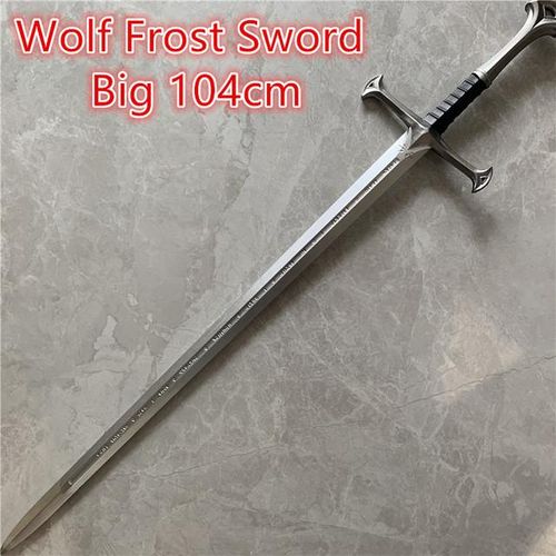 FigureCrazy 104cm Big 1:1 Movie Cosplay Prop Role Play Winter Frost Wolf Rubber Unsharpened