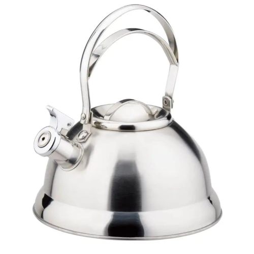 Stainless Steel Whistling Kettle That Alerts You When Tea Is Ready Design May Vary- Multicolor