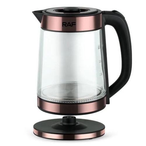 Fast Boiling Brosilicate Glass Kettle Of 2.2 Liters-Transparent.