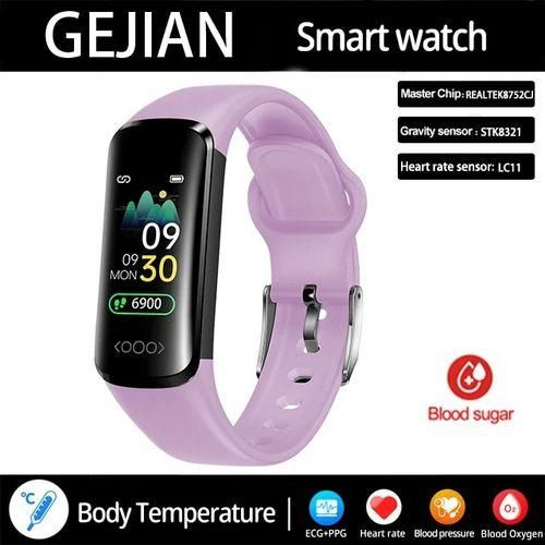 2023 New Blood Sugar Smart Watch Men ECG+PPG Heart Rate Blood Pressure Sport Fitness Bracelet Smartwatch Women Glucometer Watch