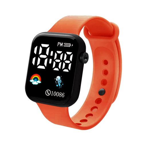 Electronic Watch Kids LED Digital Sports Watch-Orange