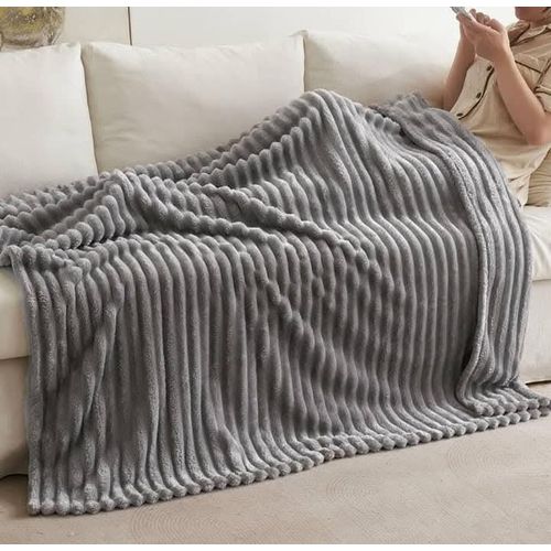 Soft Throw Blanket Grey