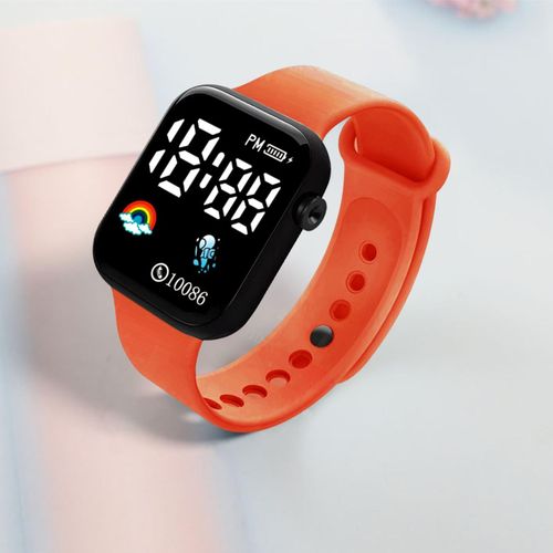 Electronic Watch Kids LED Digital Sports Watch-Orange