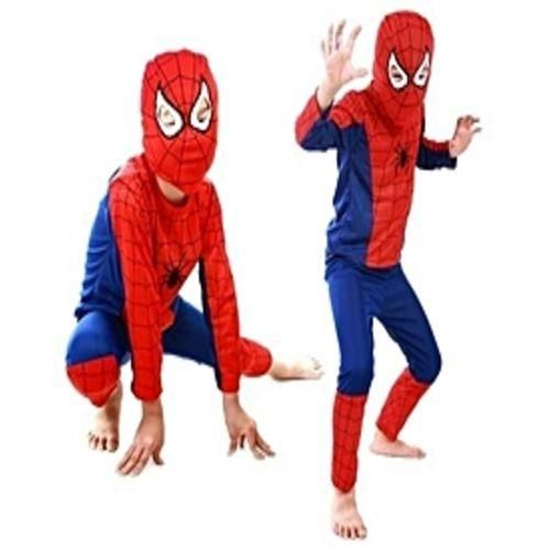 Spiderman Superhero Kids Dress Costume Red  Blue