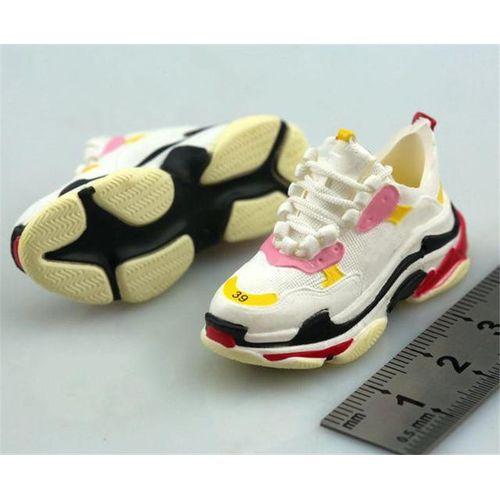 25 Styles 1/6 Female Thick Soled Dad Shoes Lace-Up Sports Skate Hollow Clunky Sneaker Model for 12'' Action Figure SD/BJD