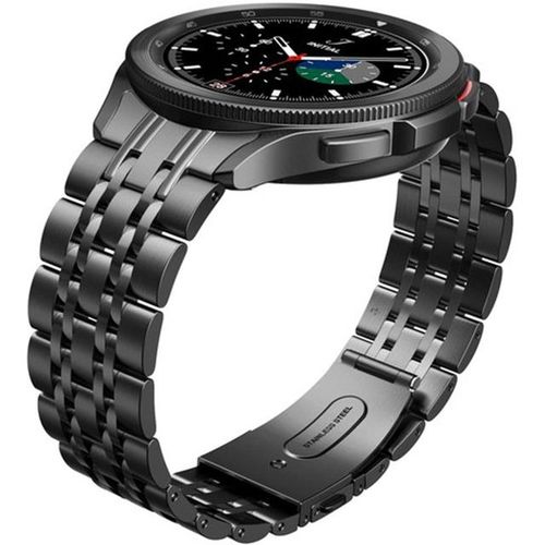 No Gaps Stainless Steel Curved End Metal Strap For Samsung Galaxy Watch 4 Classic 46mm 42mm Wrist Band Bracelet Belt Watch Bands