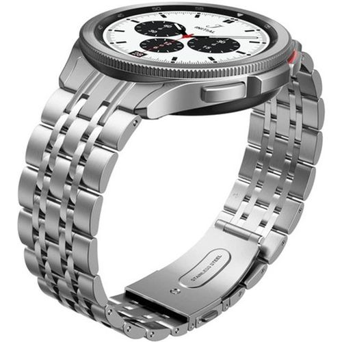 No Gaps Stainless Steel Curved End Metal Strap For Samsung Galaxy Watch 4 Classic 46mm 42mm Wrist Band Bracelet Belt Watch Bands
