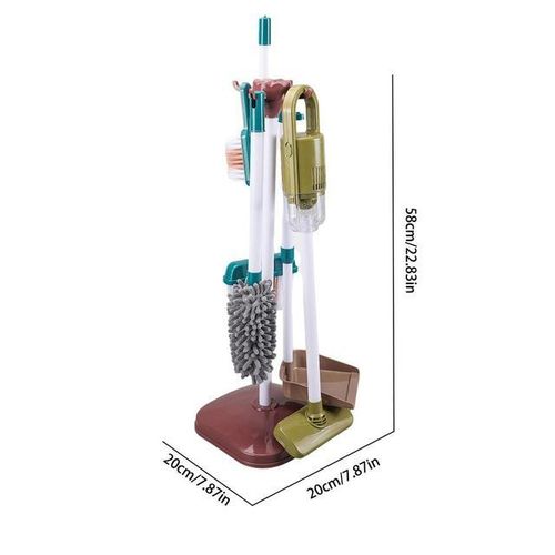 Children's Educational Simulation Play House Toy Boy And Girl Training Cleaning Tool Set Stuff Things for Cleaning for Kids