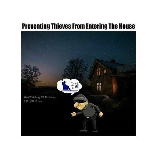 LED TV Light Home Sensor Security Simulator TV Deterrent AntiBurglar Theft