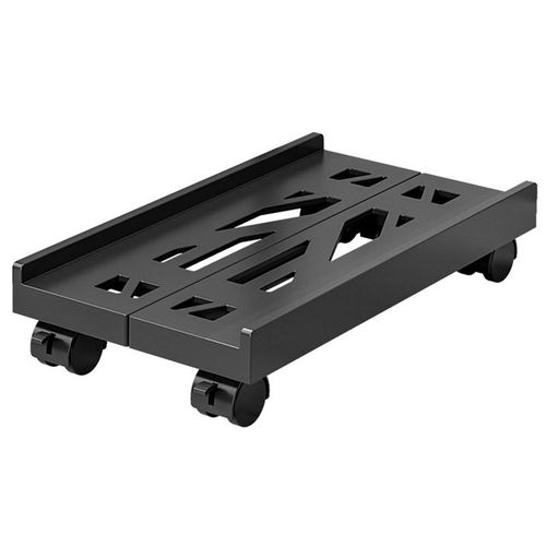 Adjustable Computer Tower Stand Mobile CPU Stand Telescopic Desktop Stand With Caster Wheels Under Desk Holder Fit Most Computer