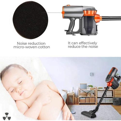 RAF Handheld Dust Collector, 600W 220V Vacuum Cleaner Portable 3 IN 1 Household Low Noise Vacuum Cleaner Aspirator Vacum Cleaner -Multicolor