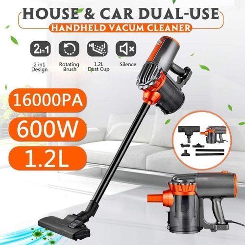 RAF Handheld Dust Collector, 600W 220V Vacuum Cleaner Portable 3 IN 1 Household Low Noise Vacuum Cleaner Aspirator Vacum Cleaner -Multicolor
