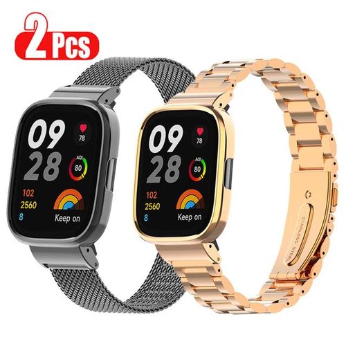 Metal Strap For Redmi Watch 3 Active Watch Case Protector Watchband Redmi Watch 2 Lite / Mi Watch Lite Bracelet Protective Cover
