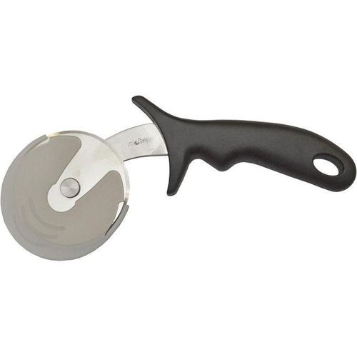 Stainless Steel Pizza Cutter Wheel With Handle- Black