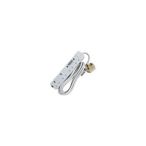 Power King 4 Way Extension Cable - White