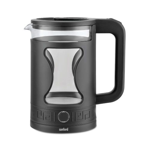 Sayonapps Glass Electric Kettle With Plastic Covering For Boiling Water Fast-Transparent